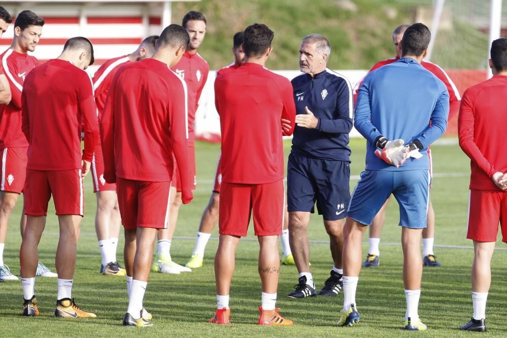 Entrenamiento del Sporting