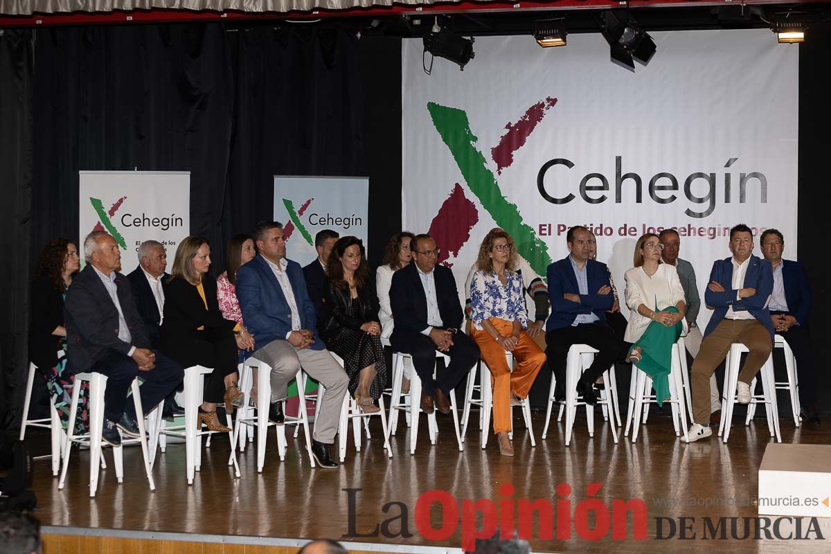 Elecciones 28M: Presentación de la lista de X Cehegín