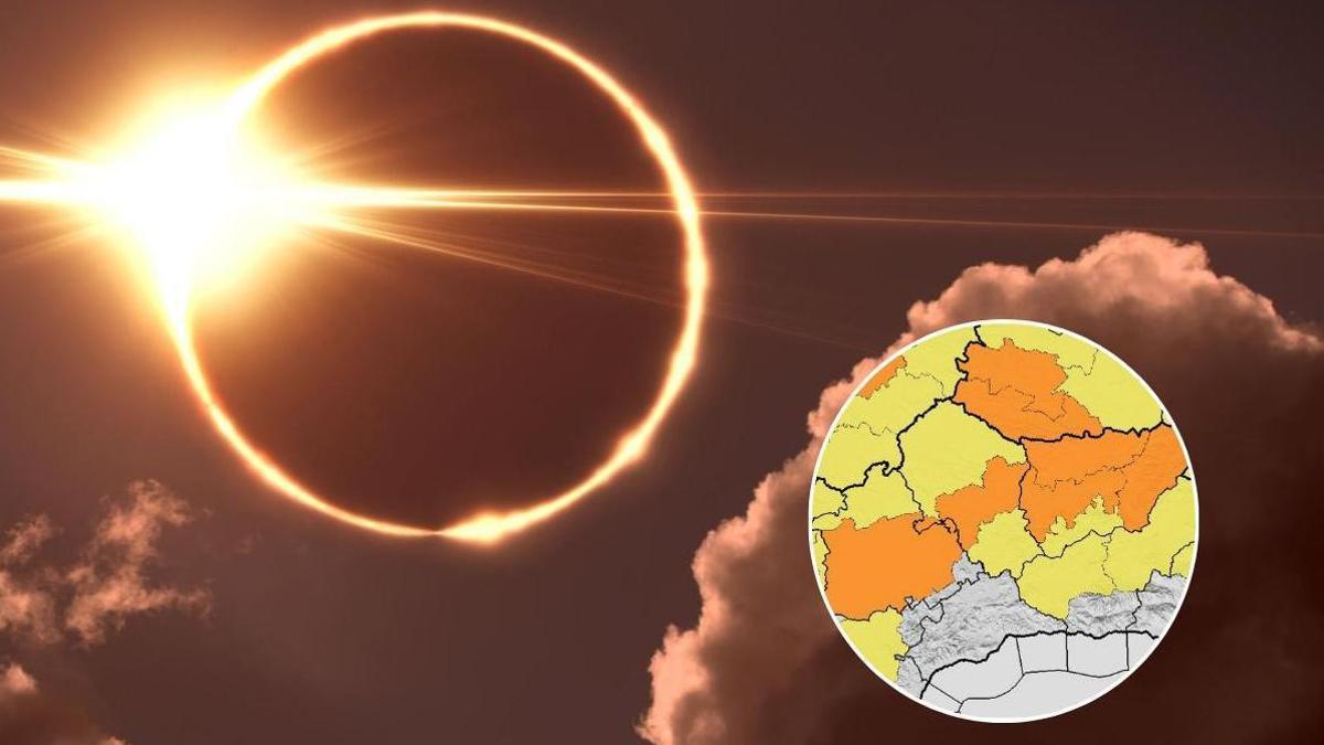 Toda la provincia, en aviso por altas temperaturas, a la hora del eclipse solar