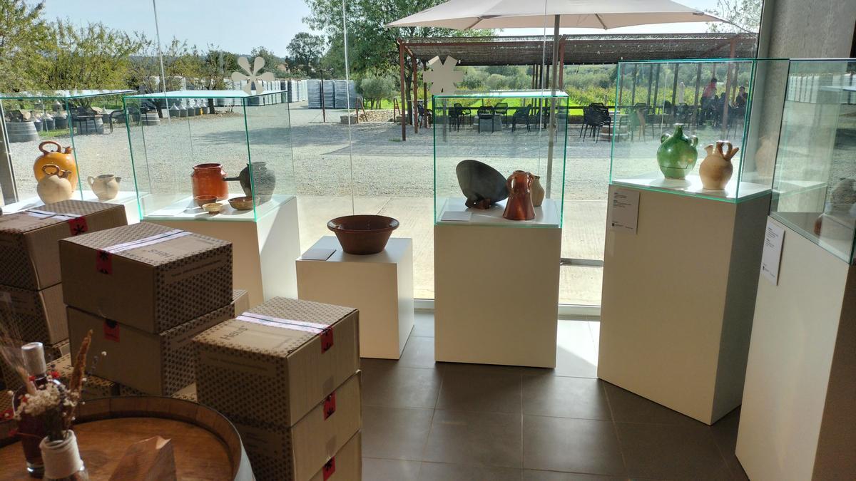 L’exposició es podrà visitar a la recepció del celler fins a finals de gener.