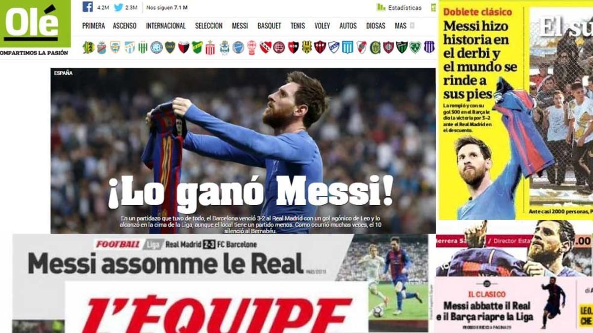 Resumen de las portadas de la prensa mundial