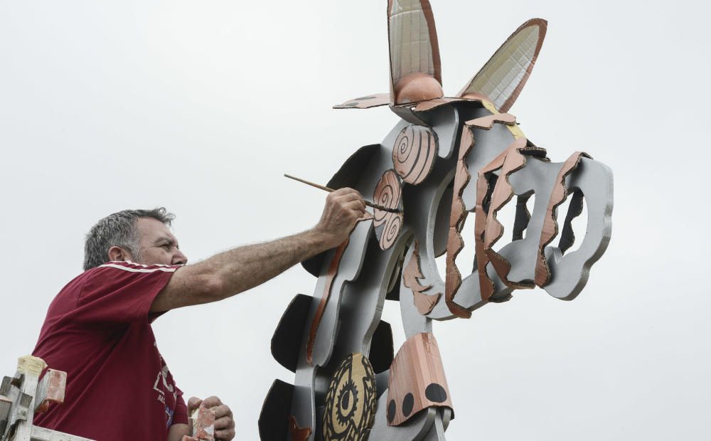 19/07/2018 GÁLDAR. Preparativos fiestas de ...