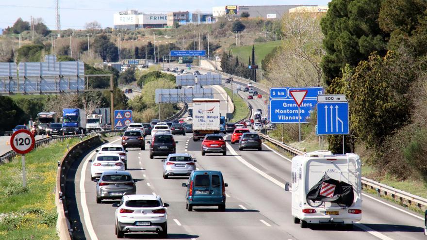 L&#039;AP-7 concentra la majoria de complicacions en l&#039;operació tornada de Setmana Santa