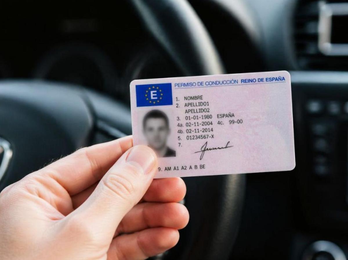 Permiso de conducir con todos los puntos