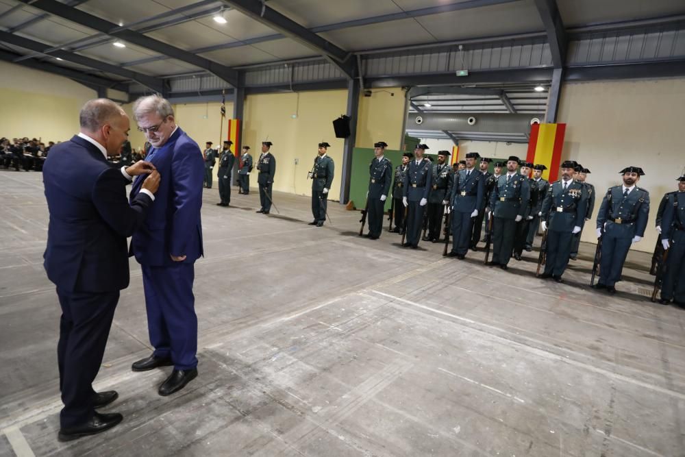 Festividad del Pilar celebrada por la Comandancia de la Guardia Civil de Gijón