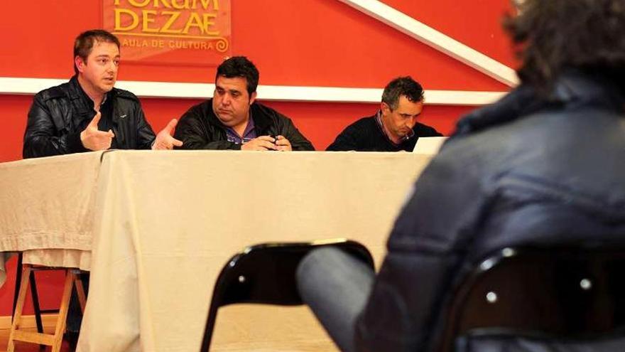 Imagen de una asamblea anterior del Lalín dirigida por la actual junta gestora.