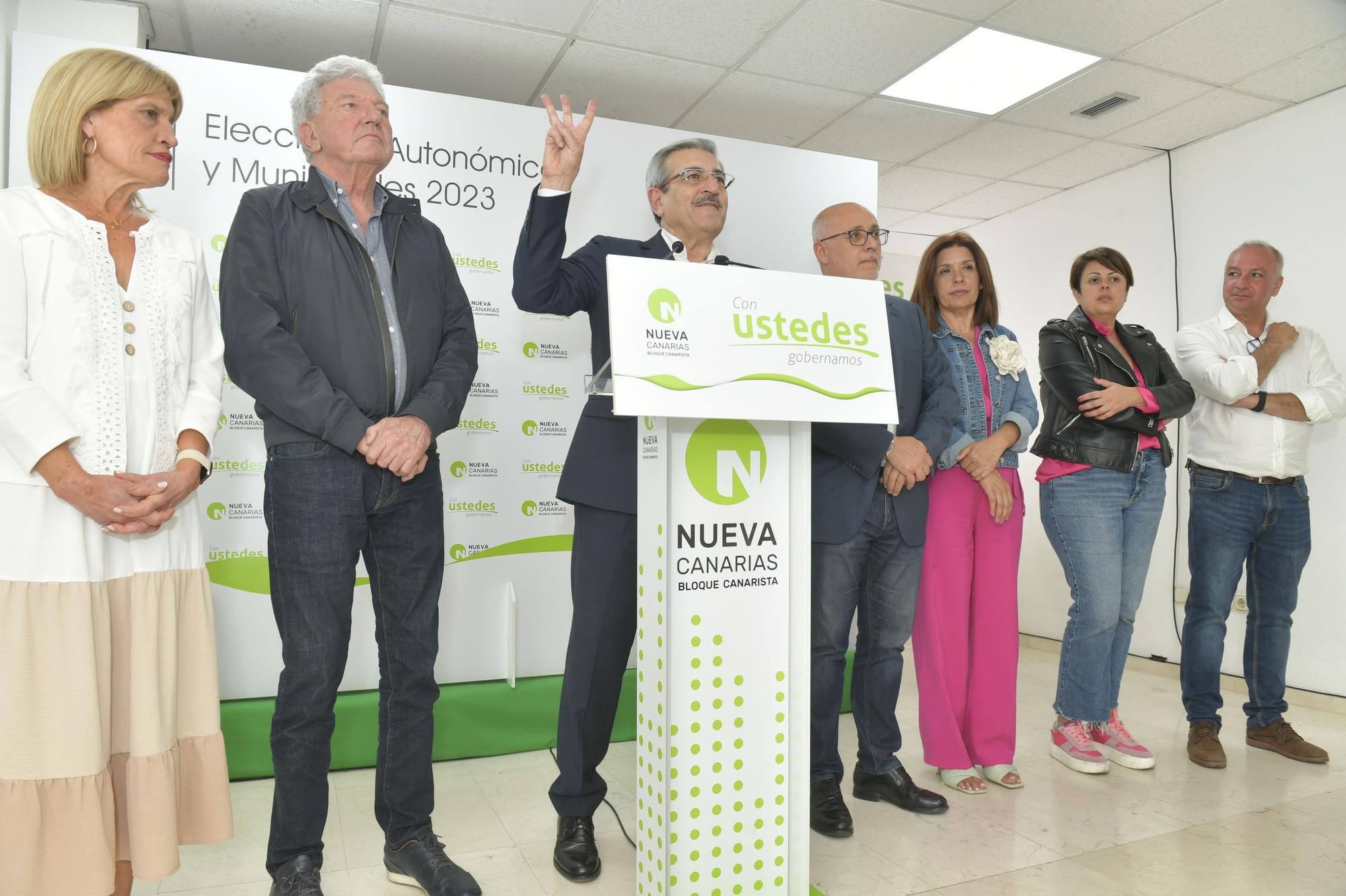 Noche electoral con Nueva Canarias