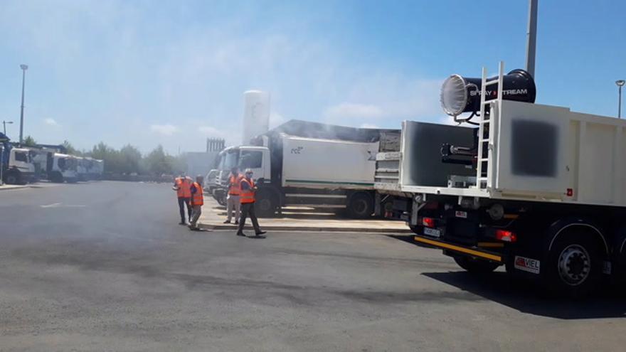 Castelló refuerza la desinfección de vías públicas con un nuevo sistema de nebulización