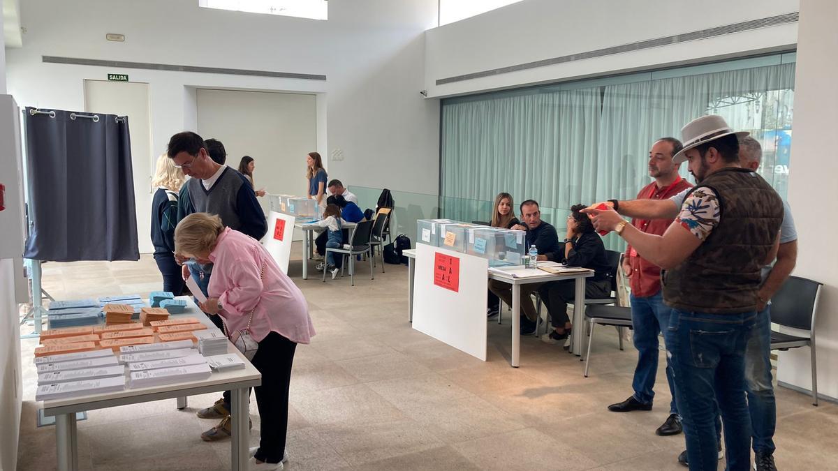 Votantes en el MACE