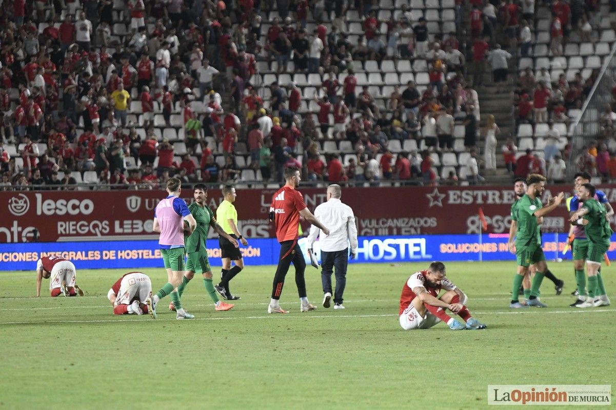 Así fue el encuentro del play off del Real Murcia y el Nástic en la lucha por el ascenso