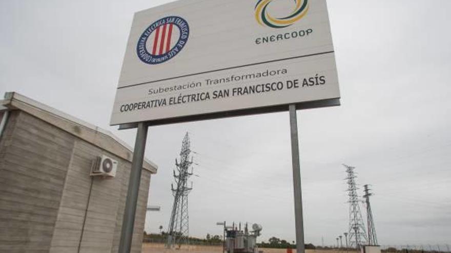 La subestación de la Cooperativa Eléctrica.