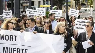 Abogados y procuradores se movilizan en Alicante por unas pensiones dignas