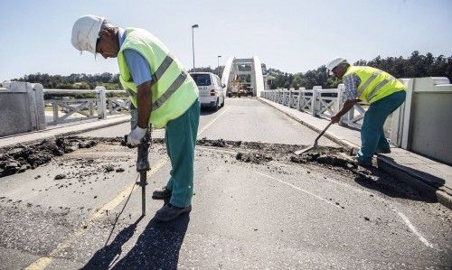 Obras en Puente de O Pedrido