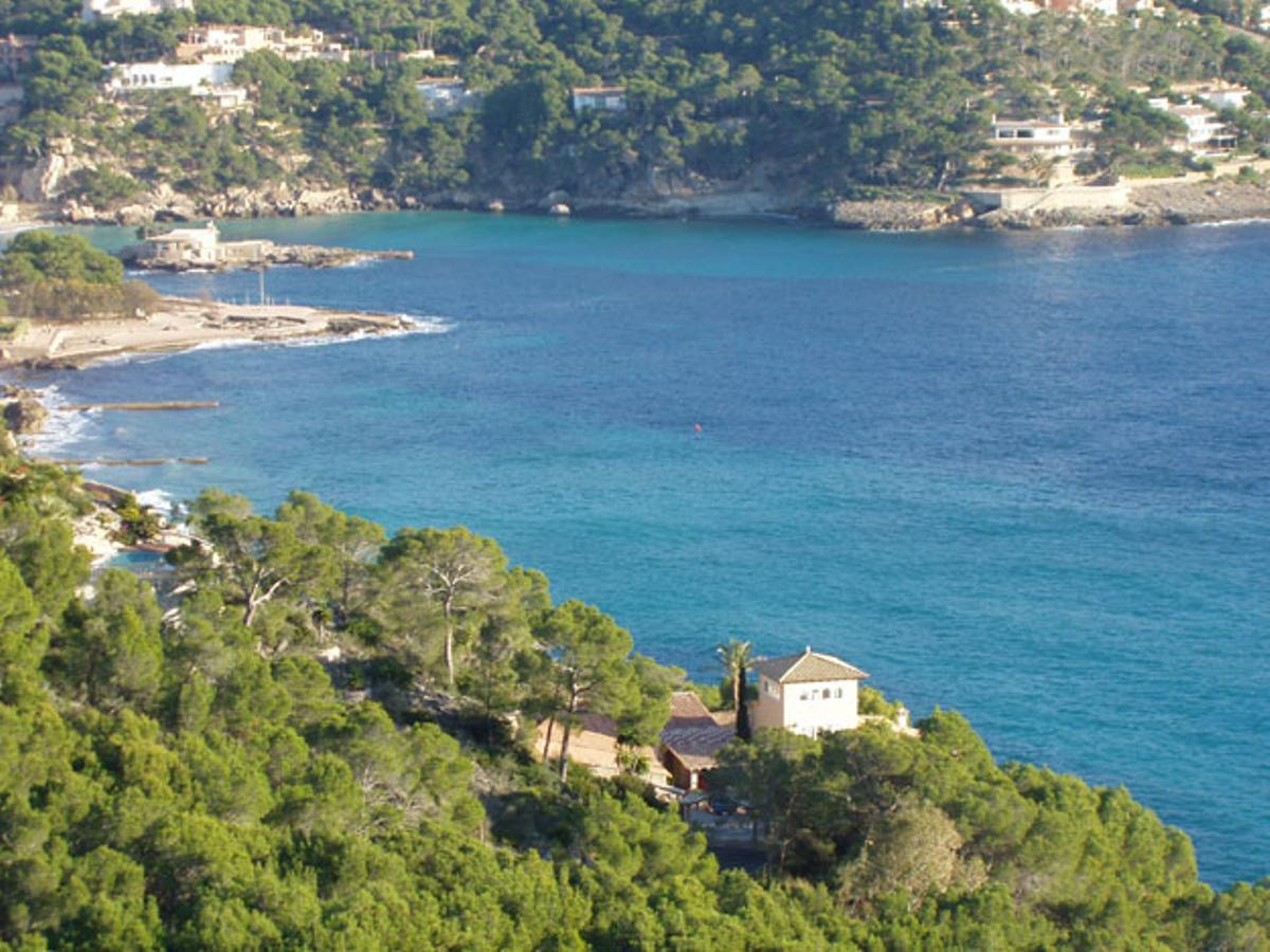 Una vista general de Camp de Mar, en Andratx