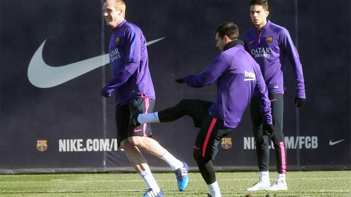 Mathieu no se cree que Messi pueda salir del FC Barcelona