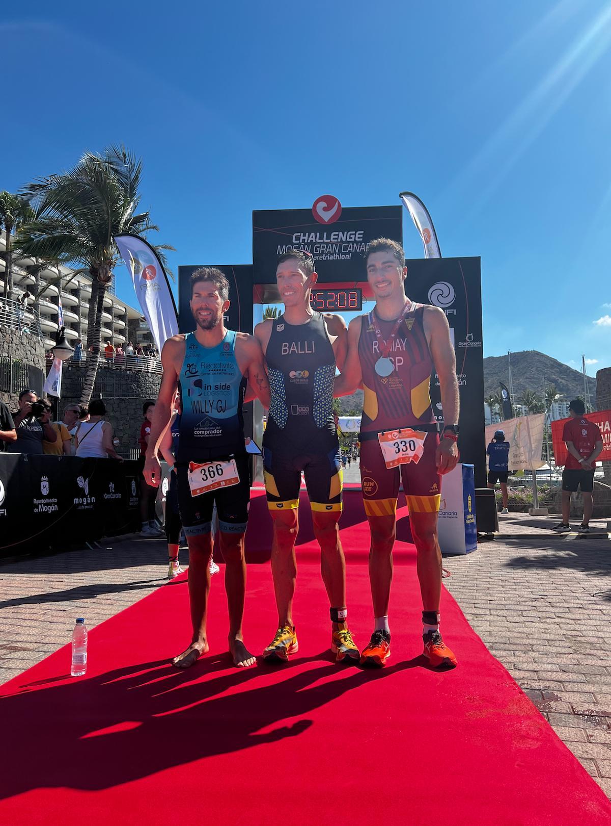 Podio distancia corta.