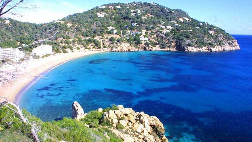 Imagen de archivo de la Cala de Sant Vicent, en el término municipal de Sant Joan