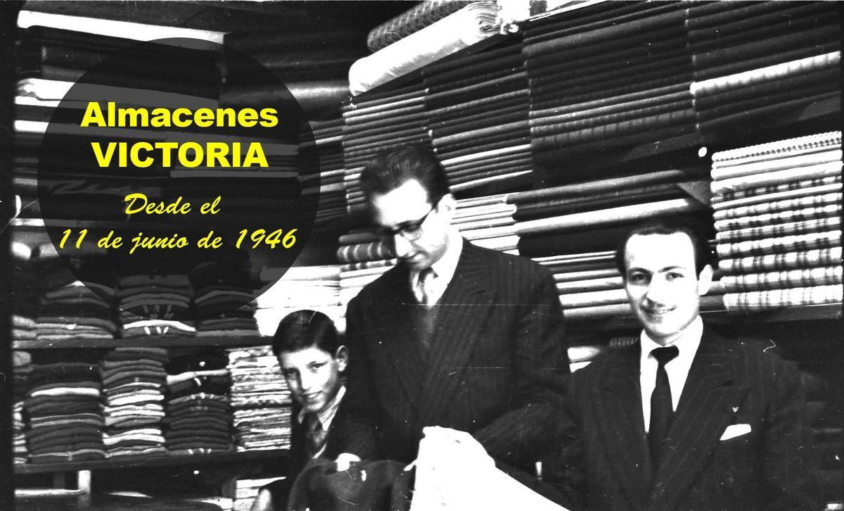 Los inicios de Almacenes Victoria, creado por Victoria Chillón con ayuda de su hijo pequeño, Ángel Antón.