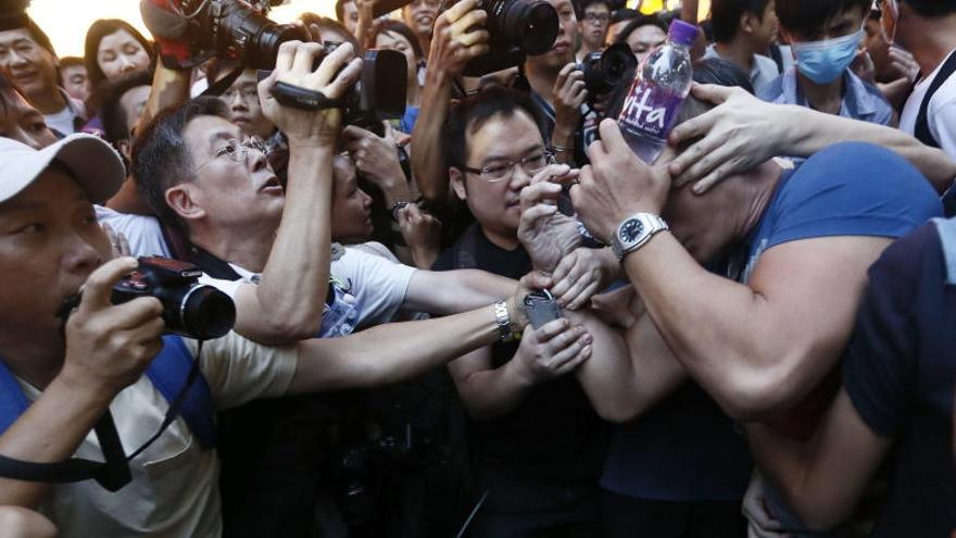 Siguen las protestas en Hong Kong.