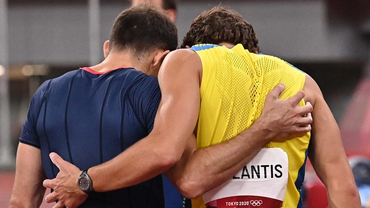 Duplantis demostró su grandeza consolando a Lavillenie