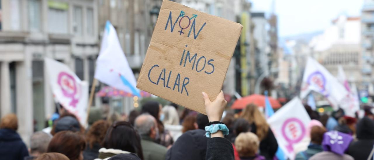 Manifestación 8M en Vigo.