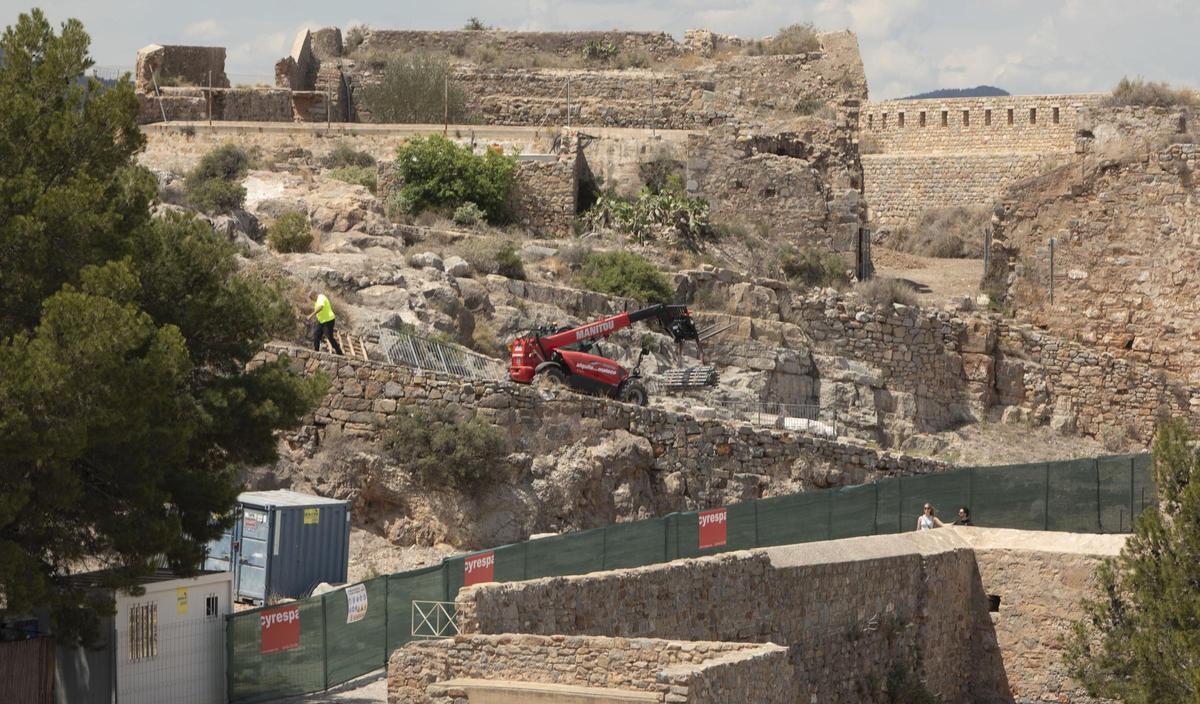 Arrancan las obras en el Castillo de Sagunt