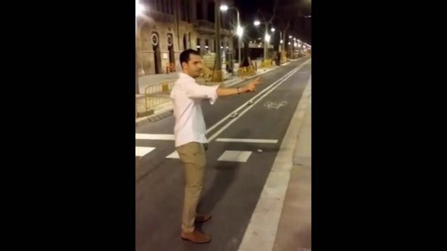 La agresión de un joven a una chica en la avenida Diagonal de Barcelona