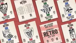 Todas las camisetas retro de la jornada 31 de LaLiga
