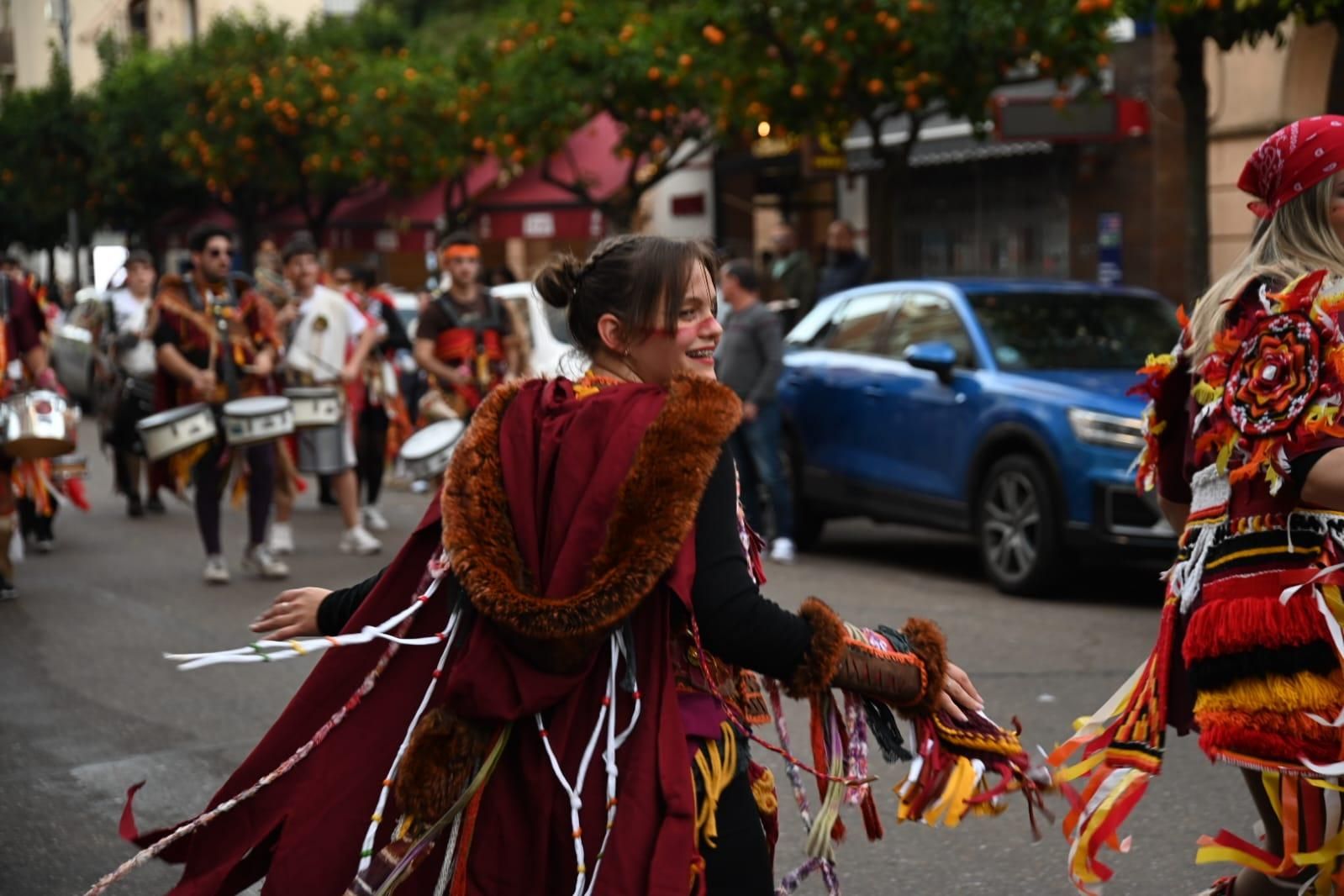 GALERÍA | Las Candelas de Santa Marina preludian el Carnaval de Badajoz