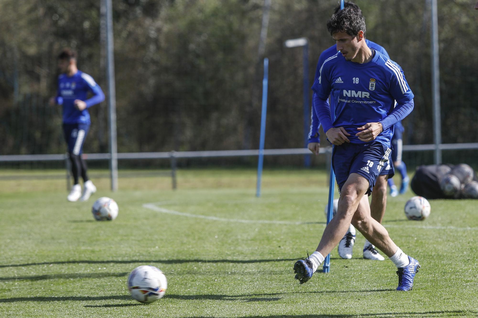 El entrenamiento del Oviedo