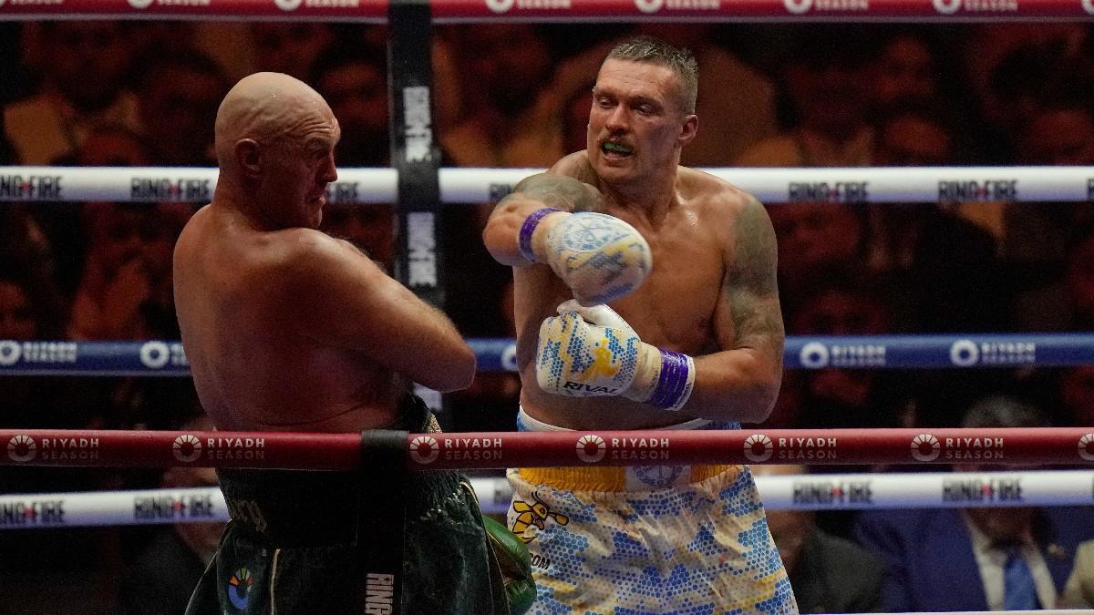 Usyky Fury en su primer pleito