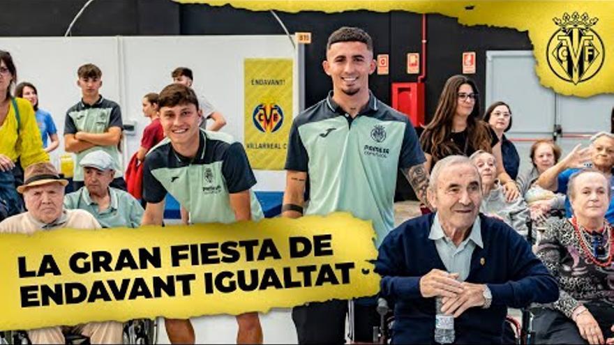 El Villarreal celebra la gran fiesta Endavant Igualtat