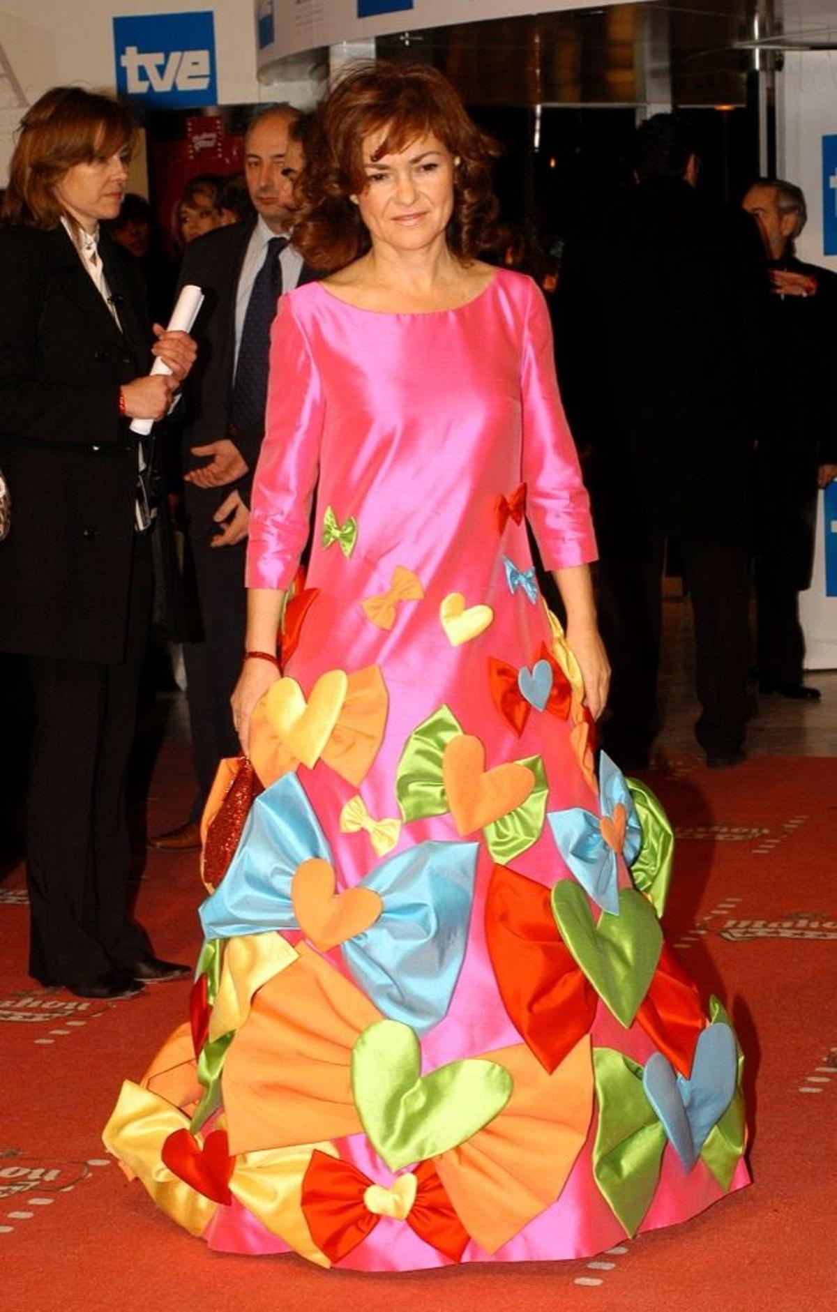 Carmen Calvo en los Premios Goya 2006