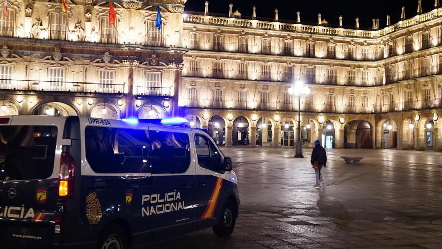 La Plaza Mayor de Salamanca, este sábado.