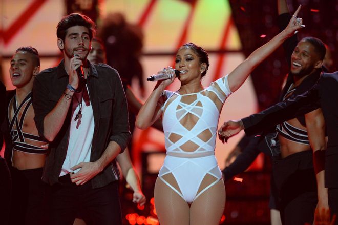 Álvaro Soler y Jennifer Lopez en Las Vegas