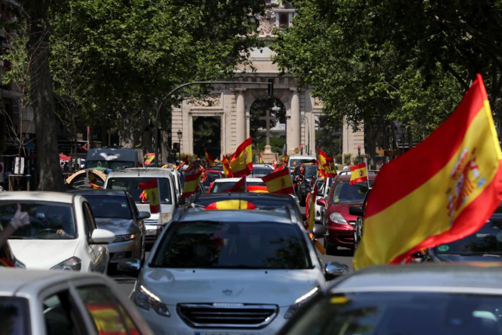 Manifestación contra el Gobierno convocada por Vox en Valencia