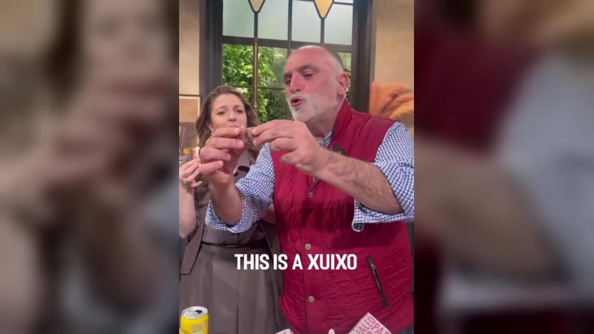 El chef José Andrés descubre los chuchos a la actriz Drew Barrymore