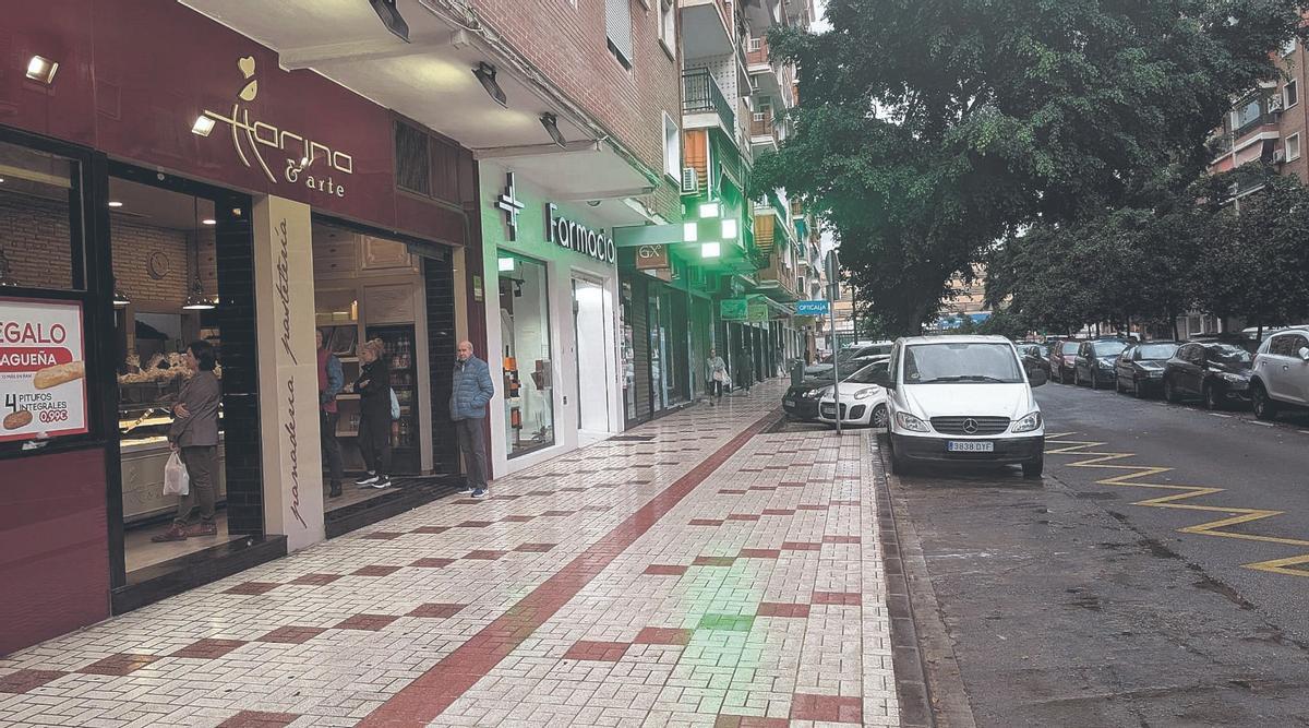 Una calle de La Paz, el barrio de los compositores, el pasado otoño.
