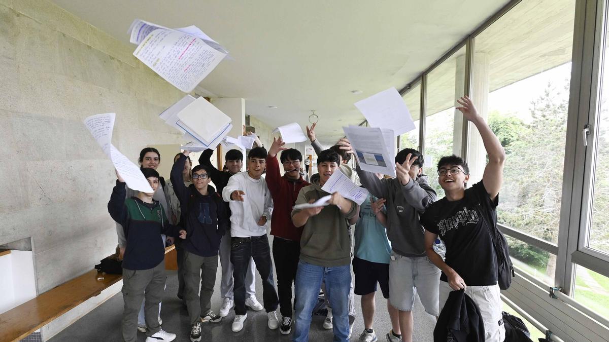 Último día de los exámenes de la PAU ordinaria en Galicia.
