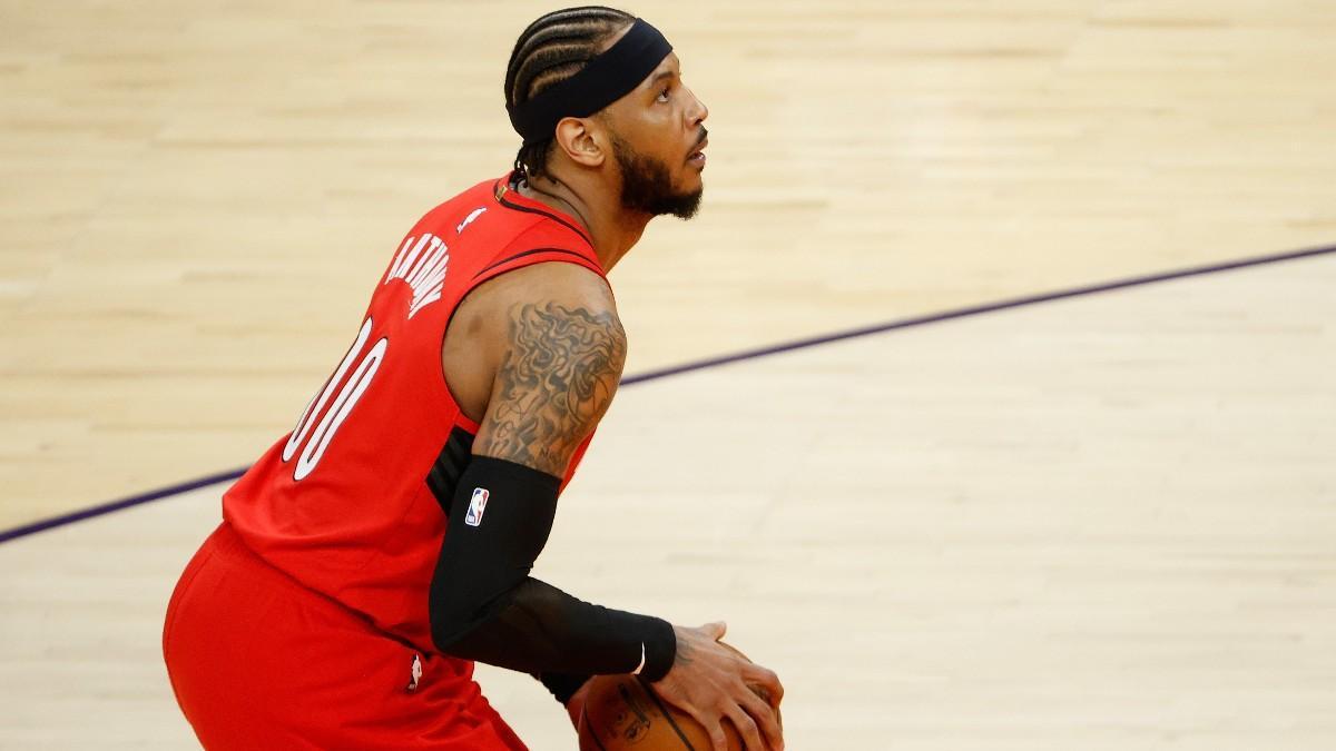 Los Blazers fueron el último equipo de Carmelo Anthony