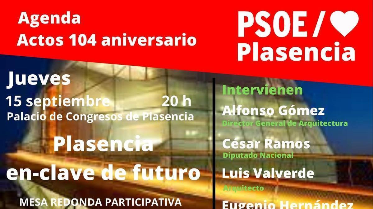 Actos conmemorativos por el 104 aniversario del PSOE de Plasencia.