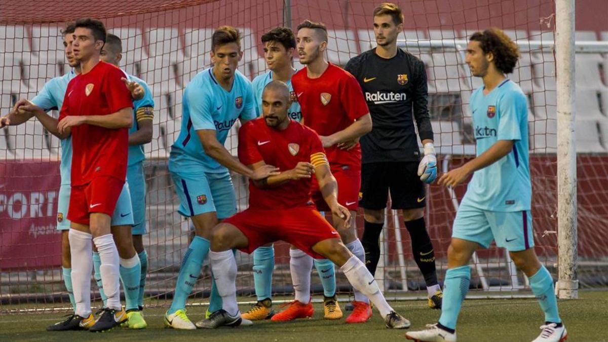 El Barça B busca 'lavar la imagen' del último partido, cuando fue apeado de la Copa Catalunya