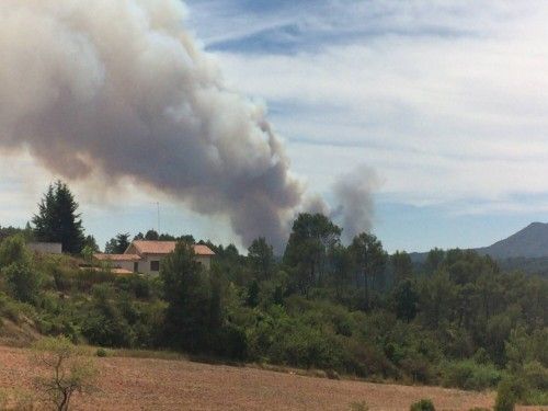 Incendi a Òdena