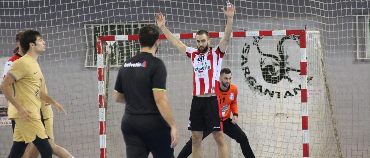 Imagen del encuentro entre Fertiberia y Barça B