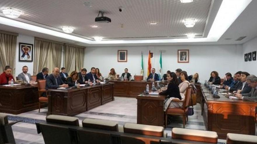 Una imagen de un pleno del Ayuntamiento de Mijas.