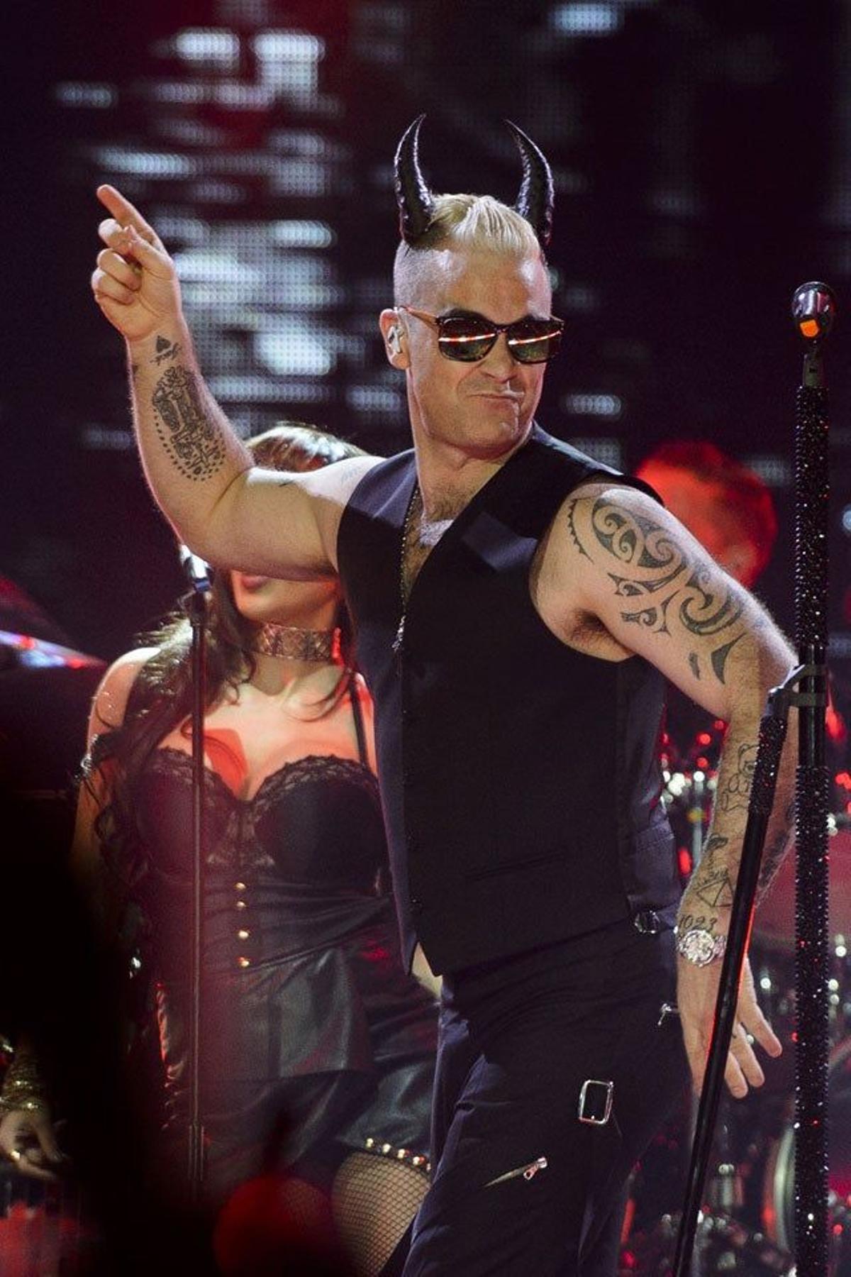 Robbie Williams comienza su gira en Madrid