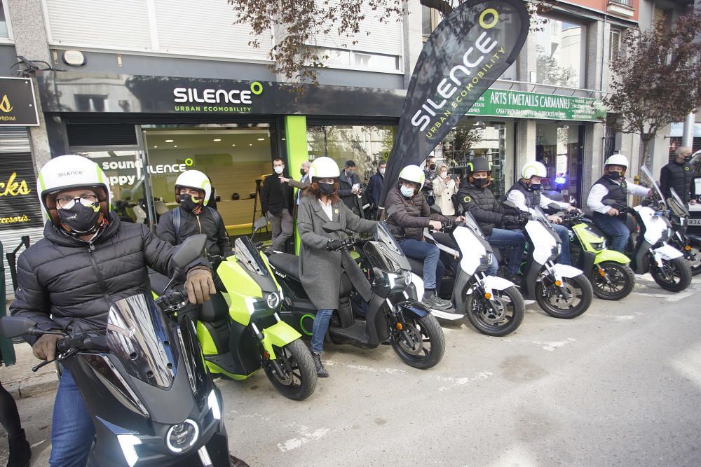 Les motos elèctriques de Silence aterren a Girona.