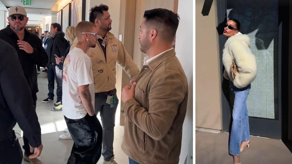 Justin y Hailey en la Super Bowl 2026