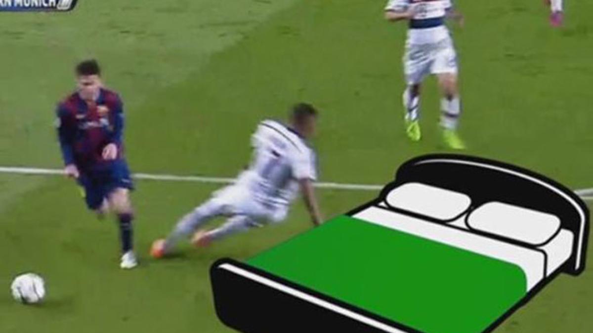 El meme que más gusta a Boateng de su jugada con Messi