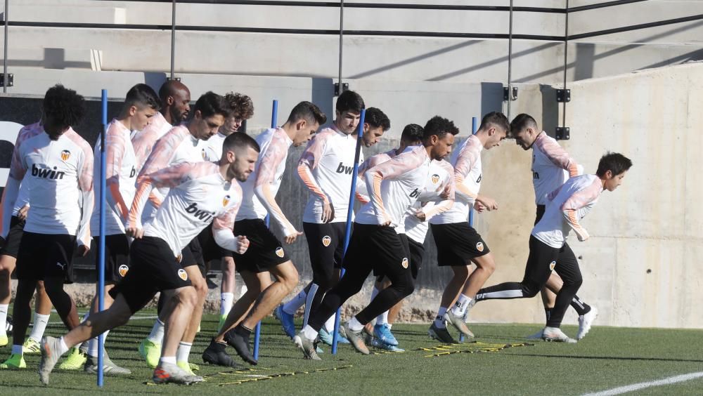 El Valencia CF trabaja en Paterna